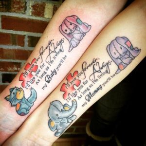 Mother Daughter Tattoo Designs (37)