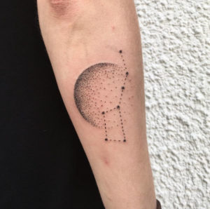 30 Cosmic Constellation Tattoos Straight From The Sky