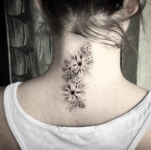 40+ Beautiful Back Neck Tattoos For Women