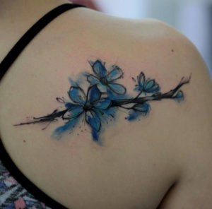 45+ Wonderful Watercolor Tattoos for Women
