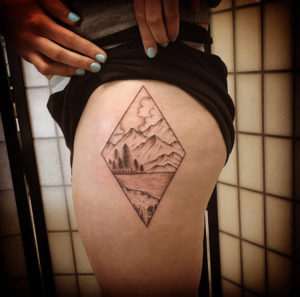 38 Gorgeous Landscape Tattoos Inspired by Nature