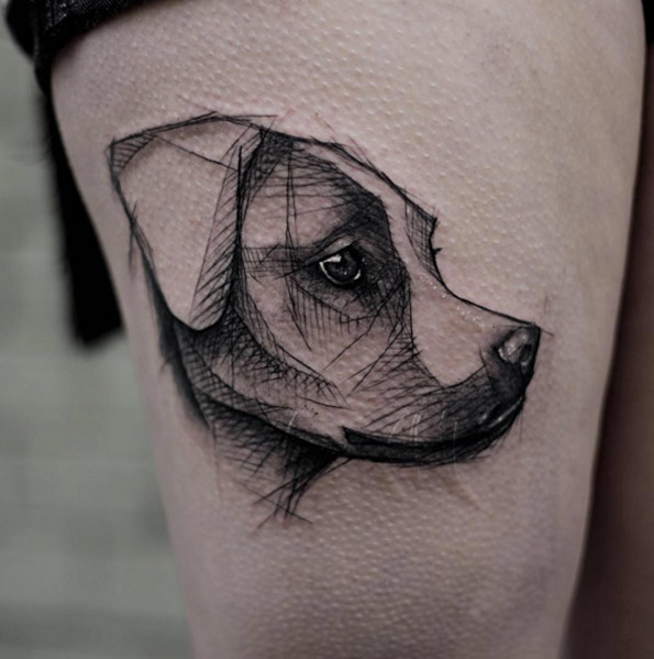 40 Amazing Dog Tattoos For Dog Lovers