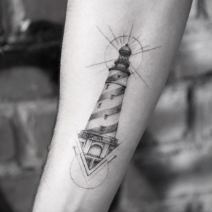 40+ Incredible Lighthouse Tattoo Designs