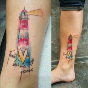 40+ Incredible Lighthouse Tattoo Designs