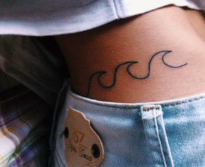 26 Super Simple Wave Tattoo Designs